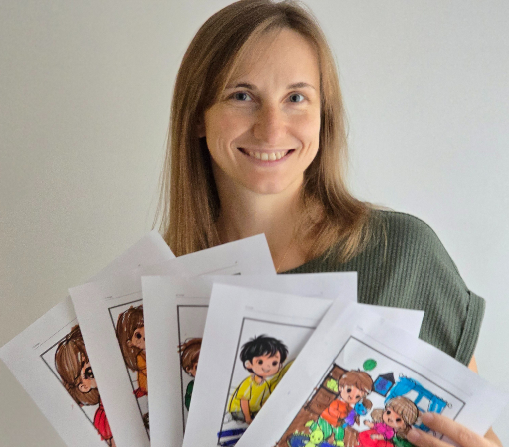 Spokojna chwila przy kolorowaniu