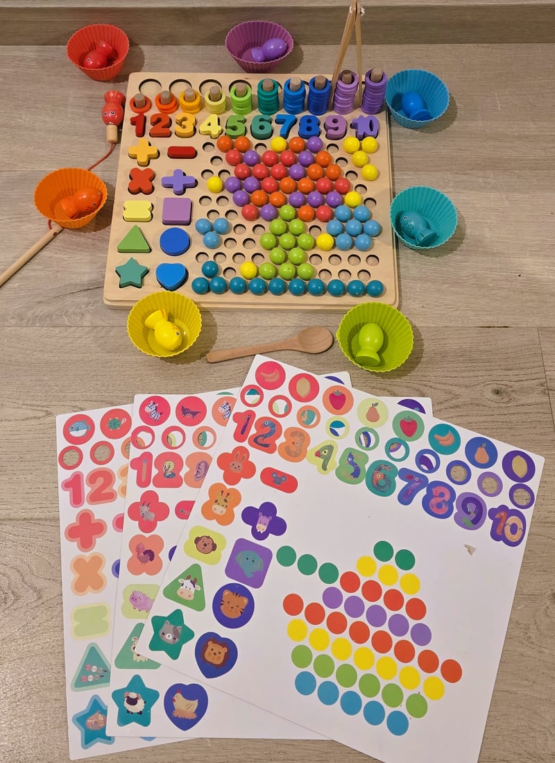 Układanki typu montessori
