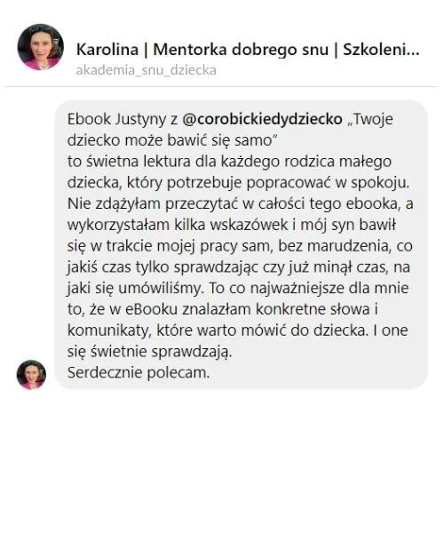Opinia Karolina