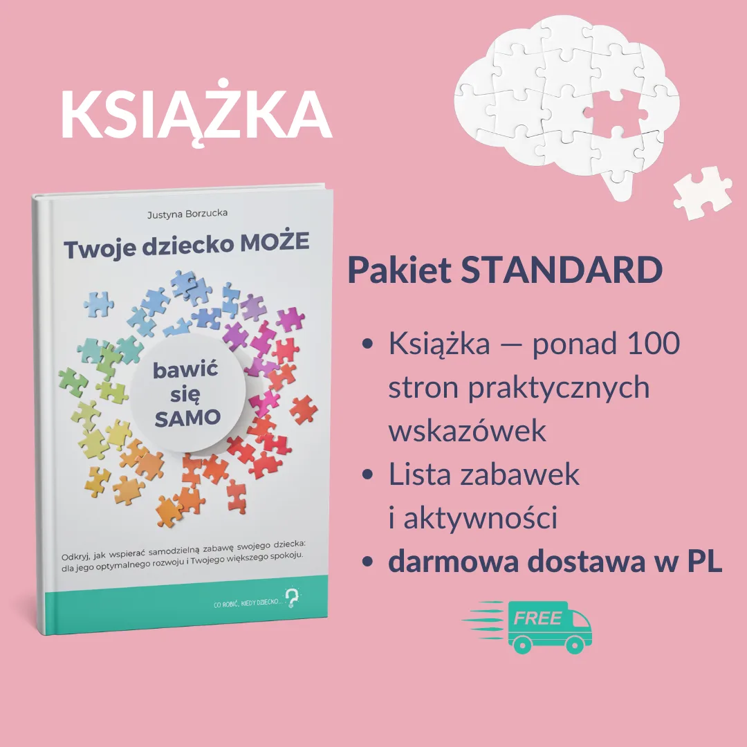 Twoje dziecko MOŻE bawić się SAMO — STANDARD (książka)