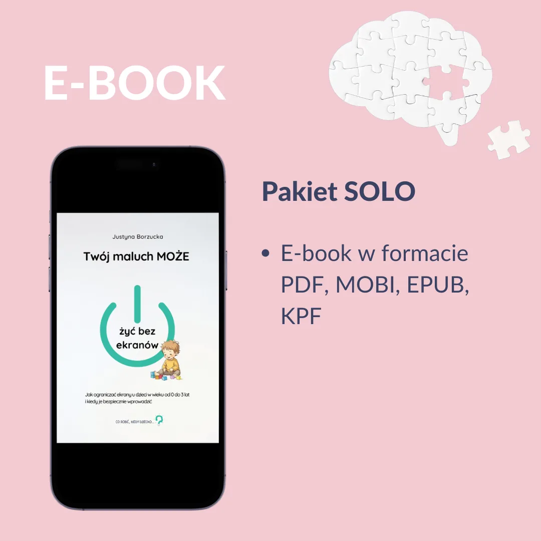 Okładka Twój maluch może żyć bez ekranów - pakiet solo e-book