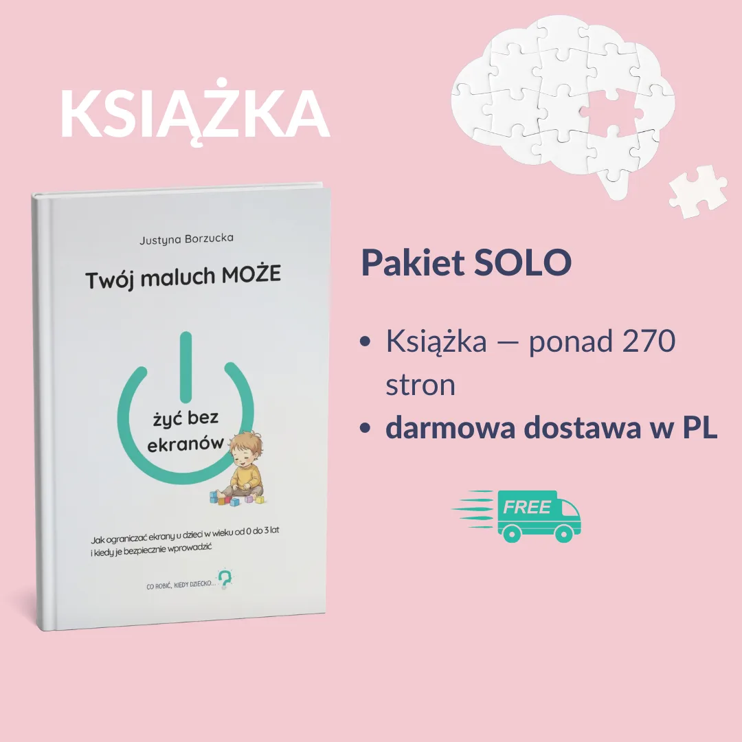Okładka Twój maluch może żyć bez ekranów - pakiet solo książka