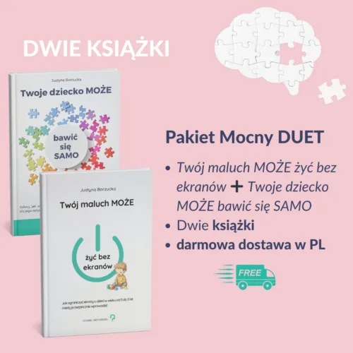 Okładka Twój maluch może żyć bez ekranów - pakiet mocny duet książki