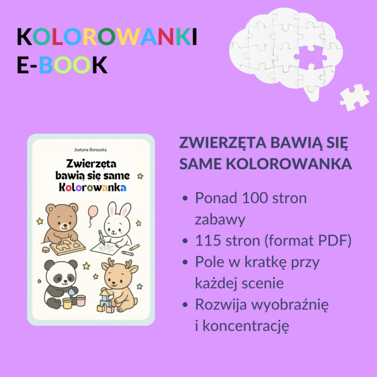 Obrazek wyróżniający kolorowanki - Zwierzęta Bawią się same